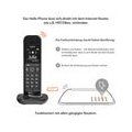 Gigaset Hello Phone - Schnurloses IP Design-Telefon zum direkten Anschluss an die Fritzbox oder andere Router - Schwarz