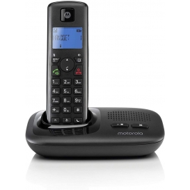 More about Motorola T411+ Schnurlostelefon - Rufnummernanzeige, Freisprechfunktion, DECT Telefon mit Display - Schwarz