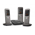 Gigaset CL660A Trio Schnurlostelefon DECT / Gap Anrufbeantworter Anthrazit