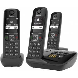 More about Gigaset AS690A Trio Schnurloses Telefon mit Anrufbeantworter, schwarz