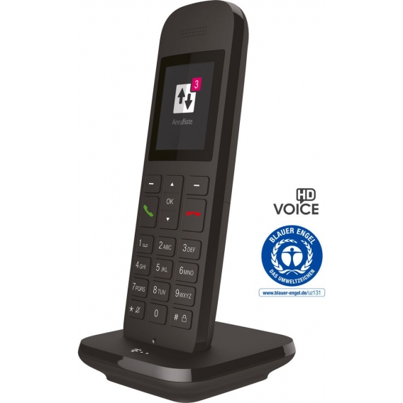 Telekom Speedphone 12 Festnetztelefon Schwarz schnurlos Farbdisplay DECT-CAT-iq