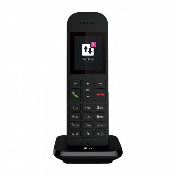 Telekom Speedphone 12 Festnetztelefon Schwarz schnurlos Farbdisplay DECT-CAT-iq