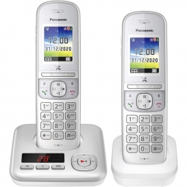 More about Panasonic KX-TGH722 - DECT-Telefon - Kabelloses Mobilteil - Freisprecheinrichtung - 200 Eintragungen