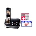 Panasonic Telefon KX-TG6521, schnurlos, Farbe: Schwarz