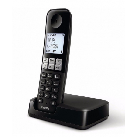 Philips D250 Schnurloses DECT-Telefon - 4,6-cm-Display - Plug-and-Play