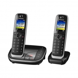 More about Panasonic KX-TGJ322GB Schnurlostelefon mit AB + 2. Mobilteil schwarz