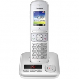 More about Panasonic KX-TGH720 DECT-Telefon Perleffekt, Silber Anrufer-Identifikation