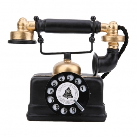 More about Vintage Retro Antikes Telefon Kabelgebundenes Festnetztelefon Home Desk Decor Ornament