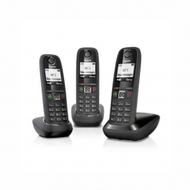 More about Gigaset AS405 Trio DECT-Telefon Schwarz Anrufer-Identifikation - Plug-Type C (EU)