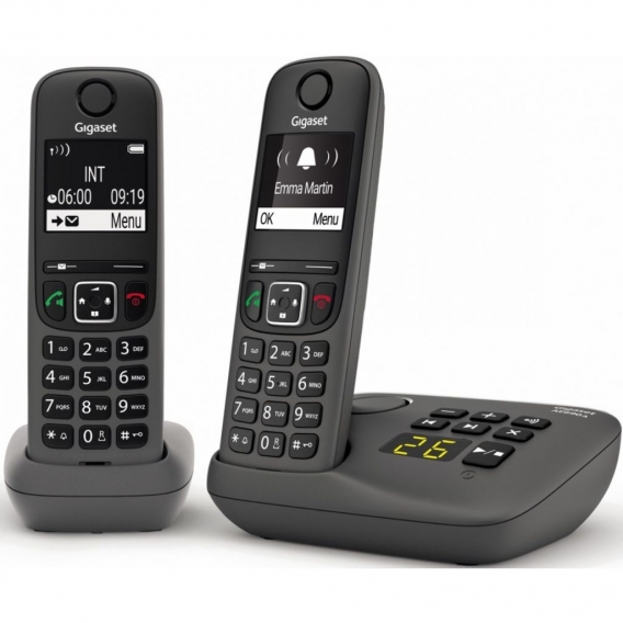 Gigaset AE690A Duo - Telefon - anthrazit