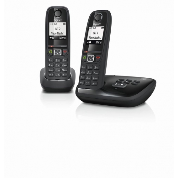 Gigaset AS405 A Duo Set schwarz AS405 A Telefon Festnetz schnurlos