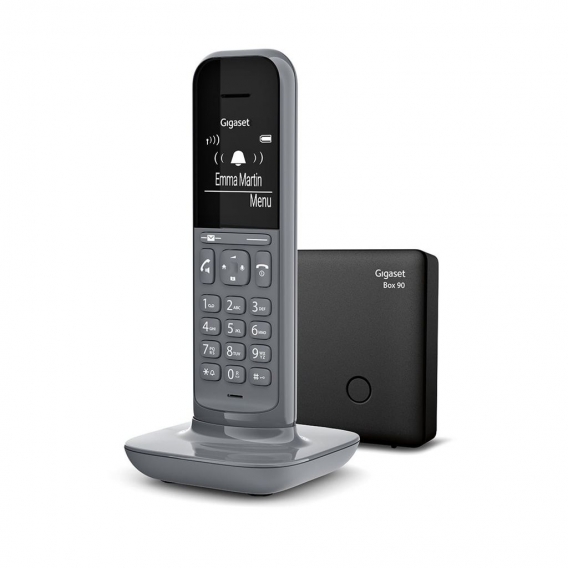 Gigaset CL390A - Analoges/DECT-Telefon - Kabelloses Mobilteil - Freisprecheinrichtung - 150 Eintragu Gigaset