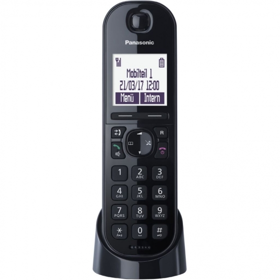 Panasonic KX-TGQ200GB - Telefon - schwarz