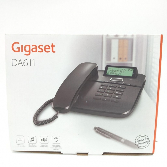 Gigaset Landline Telephone DA611 WHITE