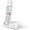 Philips Cordless Phone D2501W/34 1.8 Inch 500 mAh GAP White (S0424393)