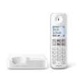 Philips Cordless Phone D2501W/34 1.8 Inch 500 mAh GAP White (S0424393)