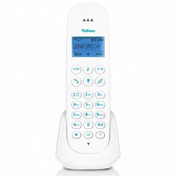 Profoon PDX300BW - DECT-Telefon mit 1 Mobilteil, blau