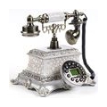 Retro Festnetztelefon Dekoration Weinlese-Klassisches Telefon Antike Telefonknopf für Heimtextilien, Restaurants und Hotels