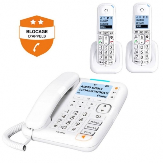 Festnetz-Seniorentelefone Alcatel XL785 Combo trio Alcatel XL785 Combo trio senior telefoni fissi