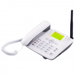 More about Festes drahtloses Telefon Tischtelefon-Unterstuetzung Dual-SIM-TF-Karte 3G-Schnurlostelefon mit Antenne Radiowecker Automatische