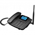 MaxCom Comfort MM41D, Smart telephone, Kabelgebundenes Mobilteil, Freisprecheinrichtung, Anrufer-Identifikation, Schwarz