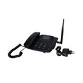 MaxCom Comfort MM41D, Smart telephone, Kabelgebundenes Mobilteil, Freisprecheinrichtung, Anrufer-Identifikation, Schwarz