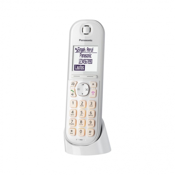 Panasonic KX-TGQ200 IP-Telefon Kabelloses Mobilteil LCD 4 Zeilen - Plug-Type C (EU)