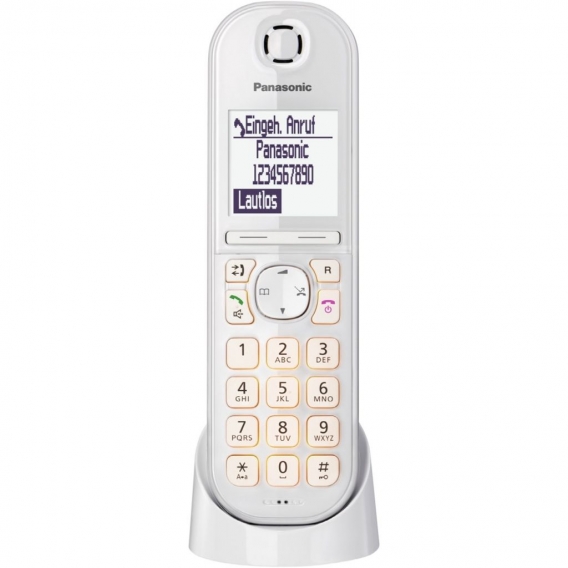 Panasonic KX-TGQ200 IP-Telefon Kabelloses Mobilteil LCD 4 Zeilen - Plug-Type C (EU)