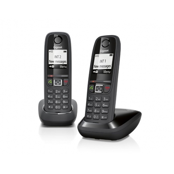 Gigaset AS405 Duo Schnurloses DECT / GAP-Telefon Weiß