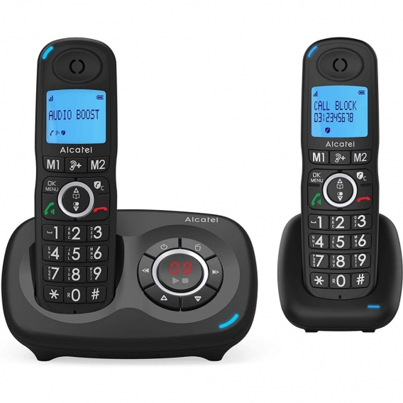 Alcatel XL595B Voice Duo - Telefon - schwarz