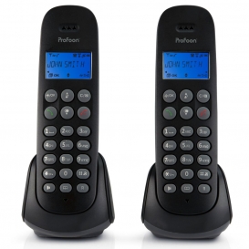 More about Profoon PDX-320 - DECT-Telefon mit 2 Mobilteilen, schwarz