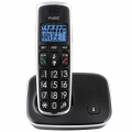 Fysic FX-6000 - DECT-Telefon für Senioren mit große Tasten, 1 Mobilteil, schwarz