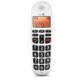 Doro Phone EASY 100W Strahlungsarmes Schnurlostelefon, Rufnummernanzeige, 10h Sprechzeit, 4 Tage Standby, Freisprechfunktion, DE