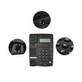 Desktop-schnurgebundenes Telefon mit LCD-Display Anrufer-ID-Lautstaerke Einstellbarer Taschenrechner Wecker fuer Haus Home Call 