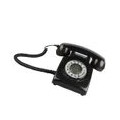 1 Stück Rotary Dial Bell Telefon , Farbe schwarz