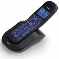 Profoon PDX-2808 - DECT-Telefon mit großen Tasten und 1 Mobilteil, schwarz