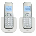 Fysic FX-9000 DUO - DECT-Telefon für Senioren mit große Tasten und 2 Mobilteilen, weiß