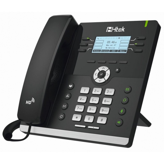 Tiptel Htek UC903 IP-Telefon Schwarz Kabelgebundenes Mobilteil LCD 6 Zeilen - Plug-Type C (EU)