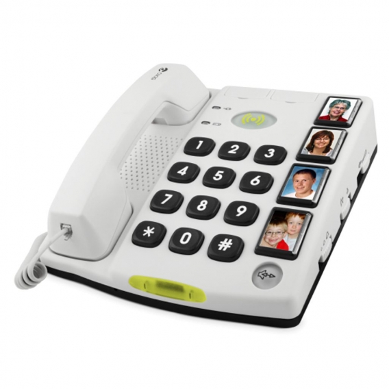 Doro Secure 347 Analoges Telefon Weiß