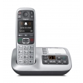 Gigaset E 560 A Telefon DECT-Telefon Schwarz, Silber Anrufer-Identifikation