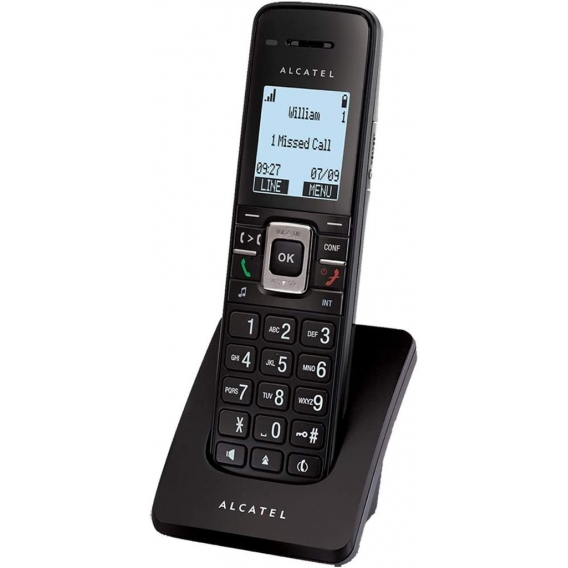 Alcatel IP15 DECT-Telefon-Mobilteil Anrufer-Identifikation Schwarz - Plug-Type C (EU)