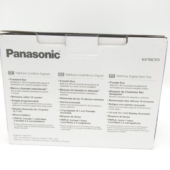 PANASONIC KX-TGC313 Candy-Bar - Plug-Type C (EU)