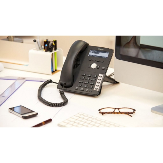 Snom 715 Telefon, Rufnummernanzeige, Freisprechfunktion, Ethernet, USB-Anschluss