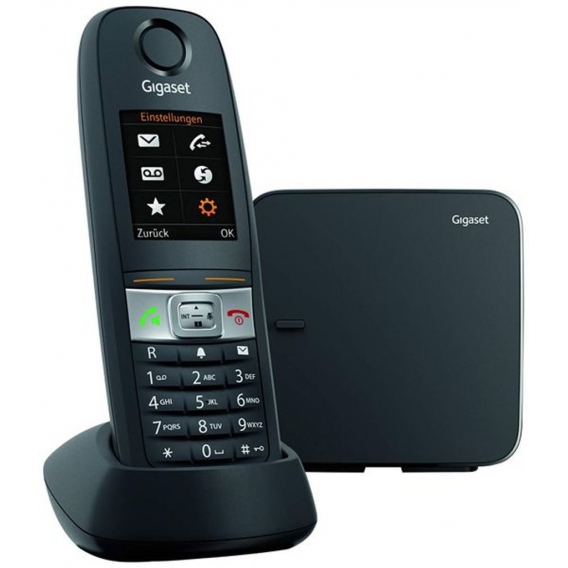 Gigaset E630, DECT, Schwarz, TFT, AAA, Polyphonisch, Wall/Desk