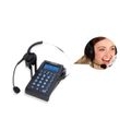 Ht582 Lcd Bildschirm Telefon Mit Headset Kabel Call Center Telefon Tastatur