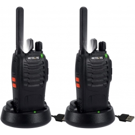 More about Retevis H777 Plus Funkgeräte 2 Stück, PMR446 Lizenzfrei Funkgeräte Set, Walkie Talkie Wiederaufladbar, LED Lampe, VOX, Squelch, 