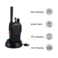 Retevis H777 Plus Funkgeräte 2 Stück, PMR446 Lizenzfrei Funkgeräte Set, Walkie Talkie Wiederaufladbar, LED Lampe, VOX, Squelch, 