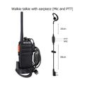 Retevis RT24 Walkie Talkie, Funkgeräte Set, 3 km Funkgeräte mit Headset, 16 Kanäle VOX Scan Squelch Handfunkgerät Wiederaufladba