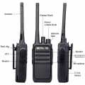 Retevis RT617 Walkie Talkie, Funkgerät Set, 16 Kanäle, 1200mAh, VOX, Nicht Magnetisches Mikrofon, Lizenzfrei PMR Funkgerät für N