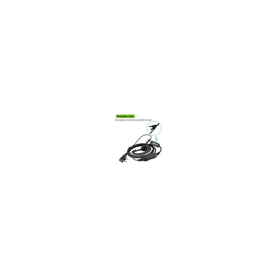 Retevis RE3120 Funkgeräte Headset, 2 Pin C-Typ Kopfhörer, Kompatibel mit Walkie Talkie Retevis RT24 RT24V RT27 RT22 RT622 RT28 R